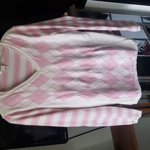 Vintage Harolds Harlequin Plaid Sweater